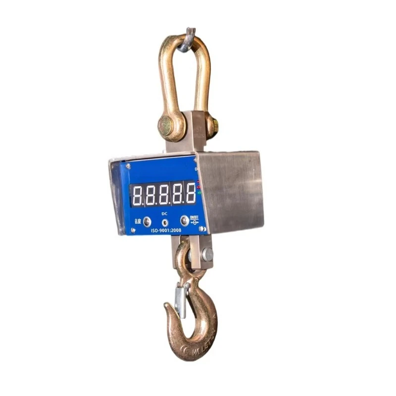 Báscula colgante de acero al carbono de buena calidad, balanza de grúa inalámbrica Digital de 2 toneladas, superventas