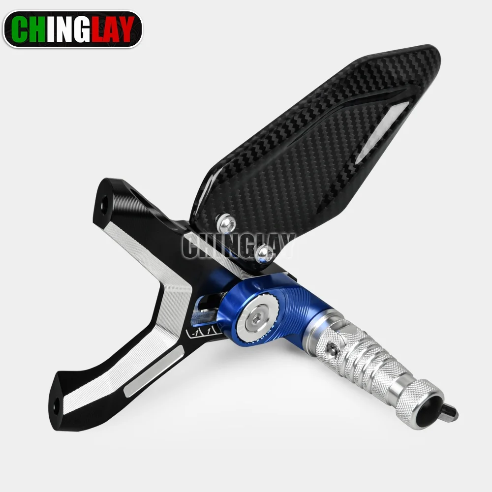 لسيارات BMW MOTORRAD M مجموعة خلفية قابلة للتعديل لسيارات BMW S1000RR M1000RR 2019-2025 ملحقات مسند القدمين من الكربون والألومنيوم #6