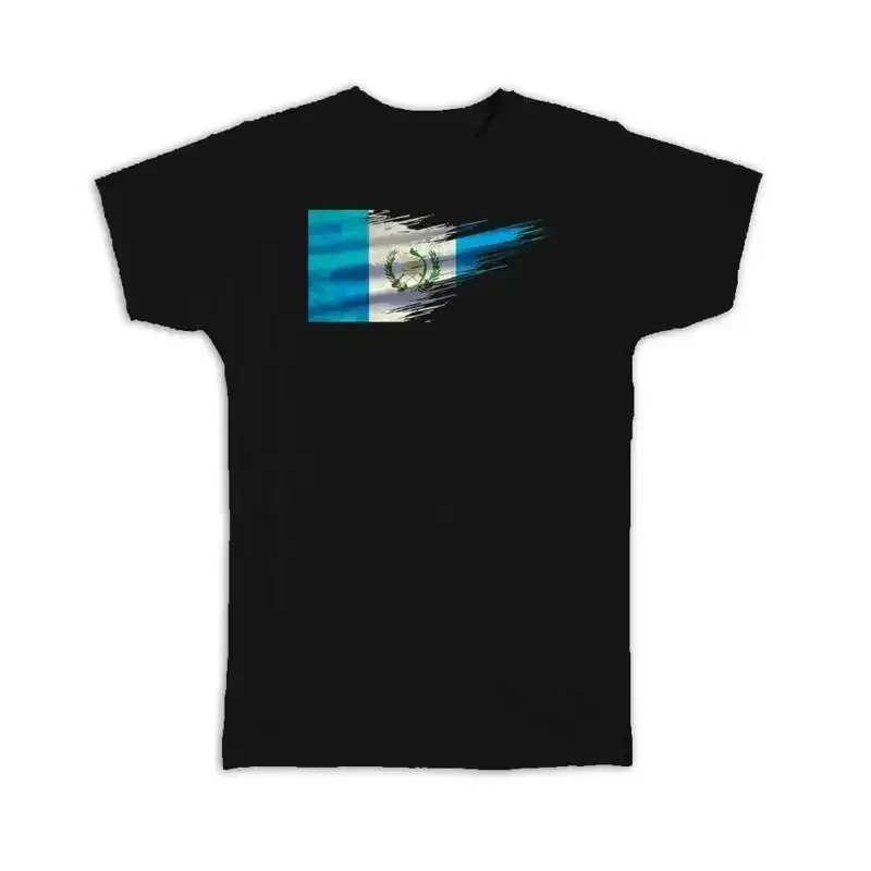 Guatemala Flag Modern Country Expat T shirt