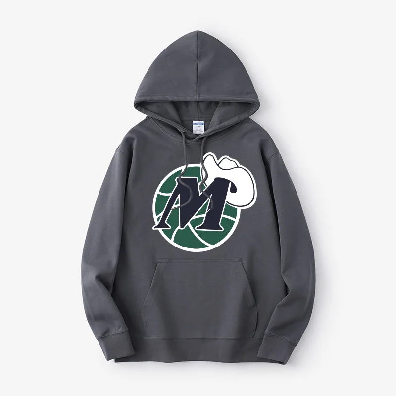 Sudadera con Capucha Dallas Mavericks Doncic, Estilo Holgado, Ropa Deportiva Informal, Estilo Urbano, Moda Otoñal, Streetwear