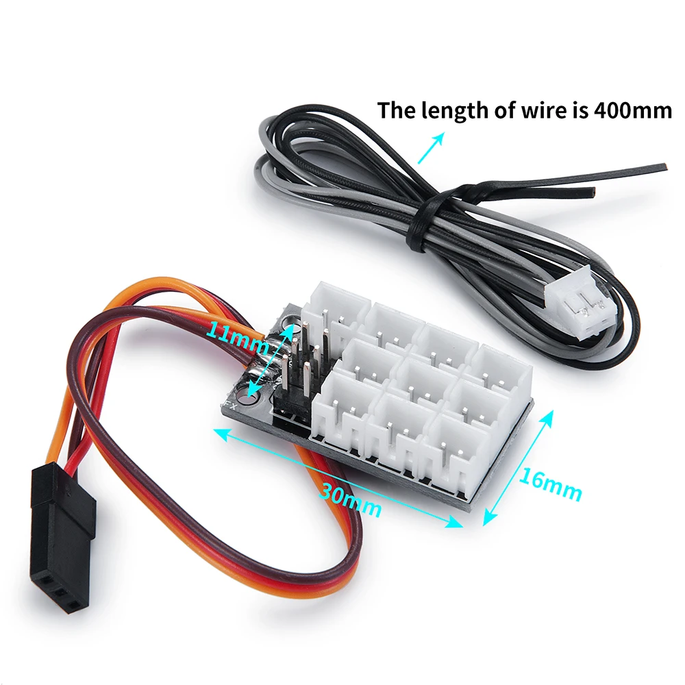 TRINOOD Light System Expansion Board PH2.0 Expansion Module GND 5V PPM for Tamiya 1/14 RC Truck Trailer Upgrade Parts