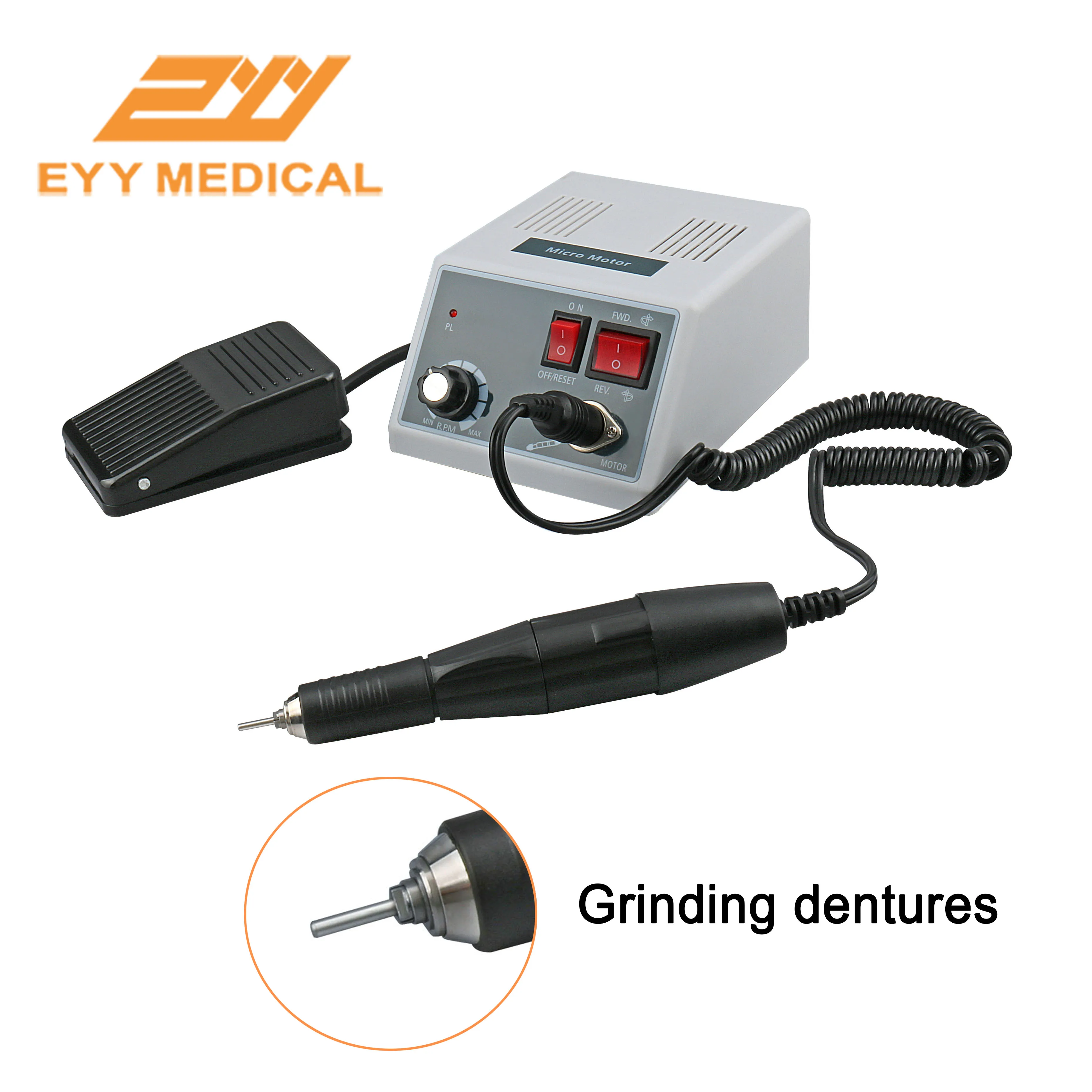 Dentist Instrument Set Tools Tips Dental Handpiece Lab Motor 204 Handle Mini Clinic Eletric Polishing Brushless Micromotor