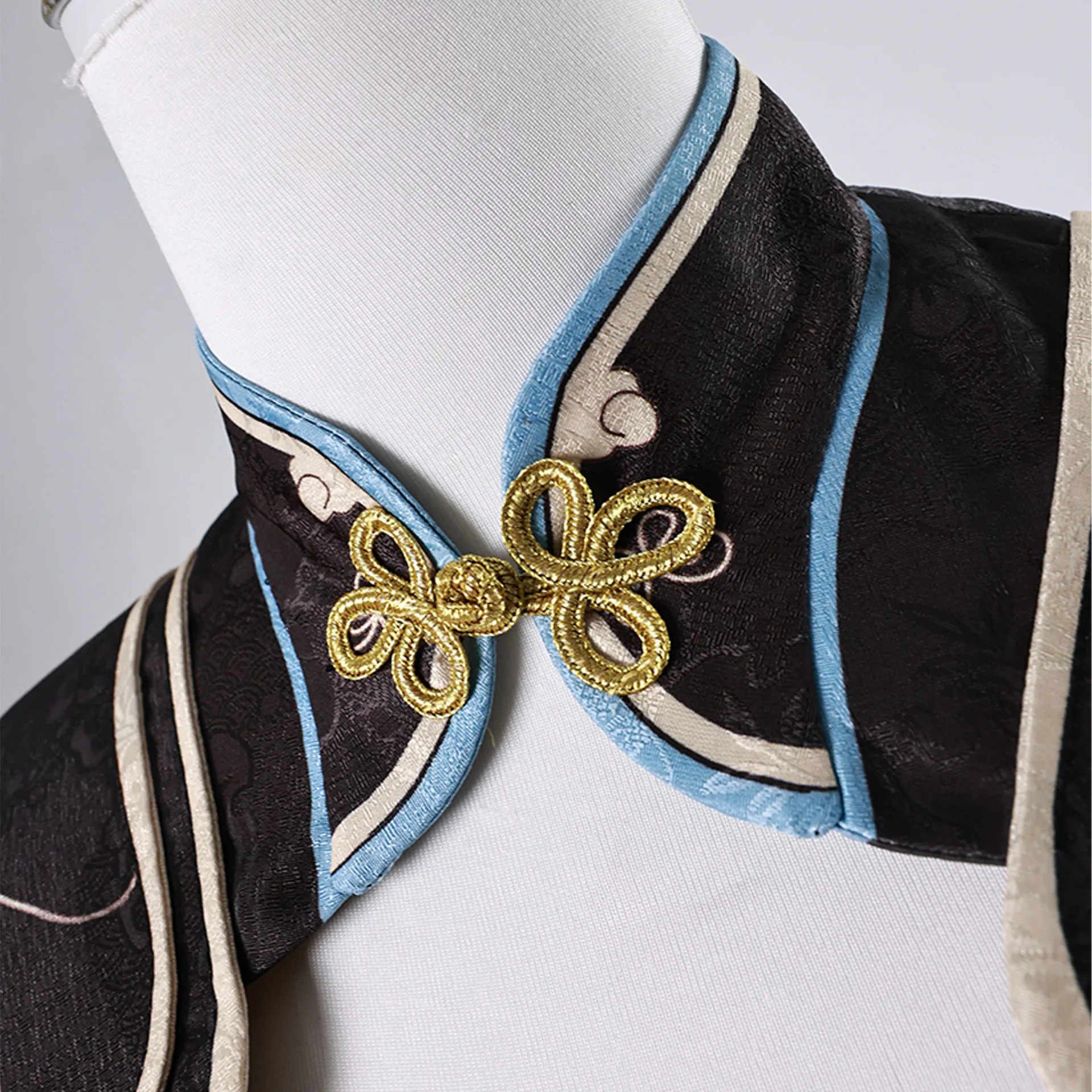 【Wetrose】متوفر في المخزون أزياء Jinhsi التأثيرية Wuthering Waves Jin Hsi Jinxi Jin Xi مجموعة كاملة من الشعر المستعار لعيد الهالوين وعيد الميلاد