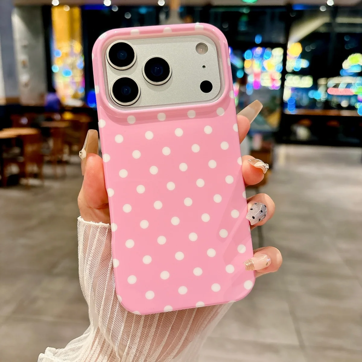 Korea Colorful Polka Dot Pattern Phone Case For iPhone 17 Ai