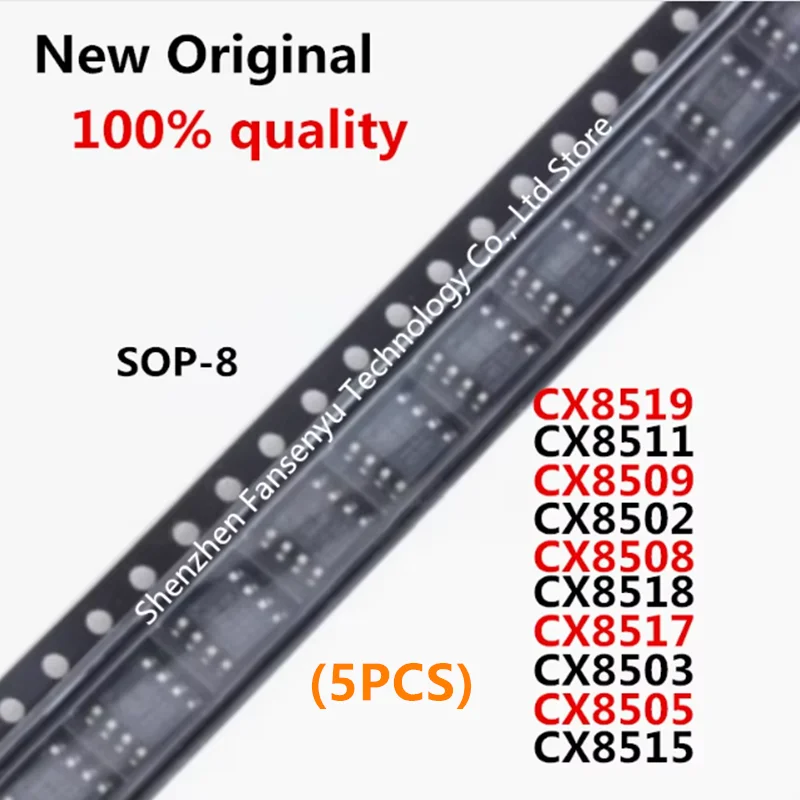 

(5piece)100% New CX8502 CX8503 CX8505 CX8508 CX8509 CX8511 CX8515 CX8517 CX8518 CX8519 sop8