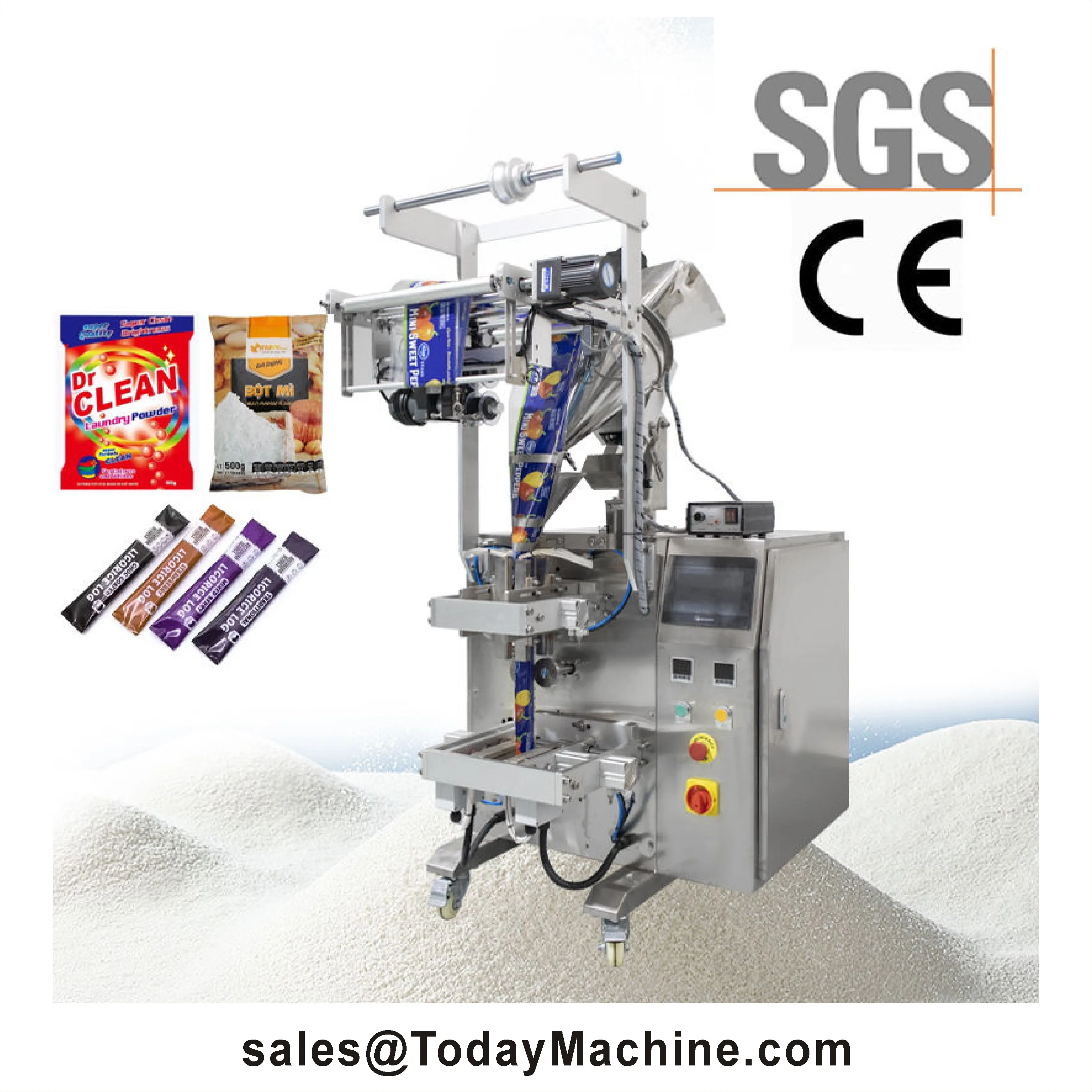 Automatic Sachet Packaging Machine Powder Vertical Form Fill and Seal Packing Machines Prices