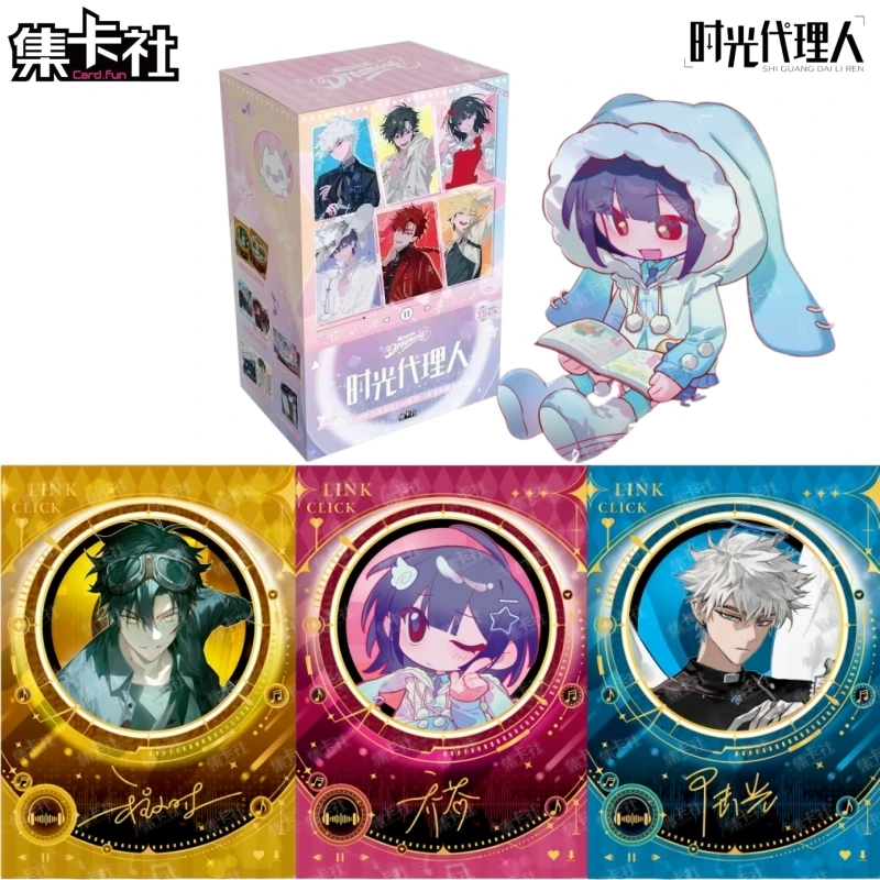 Carte officielle authentique. Cartes à collectionner grand format de la série Fun Link Click Time‑Escape Music Live, articles de collection d'anime, cadeau