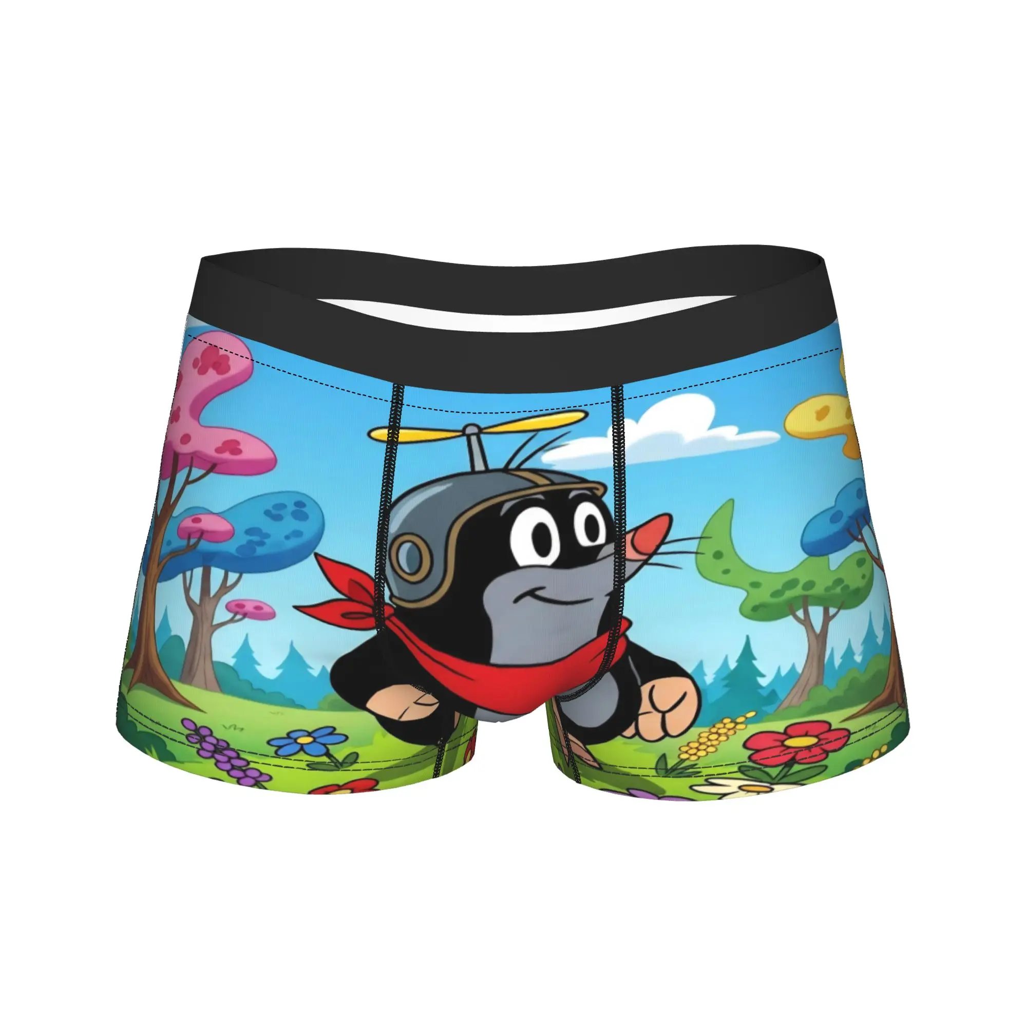 Little Mole  Men's Boxers Soft Underwear  Shorts Boxer Briefs