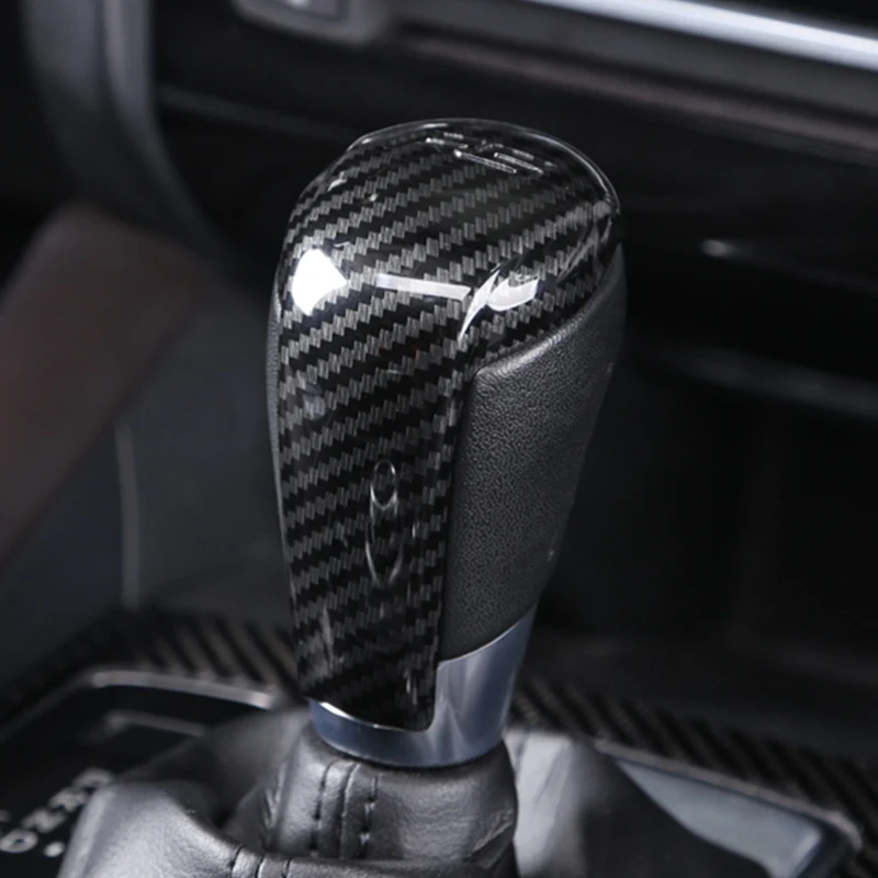 Car Gear Head Shift Knob Handle Cover Trim Stickers For Mazda 2 3 6 BM GJ Demio CX3 CX5 CX8 CX9 Axela 2014-2021 2022 Accessories