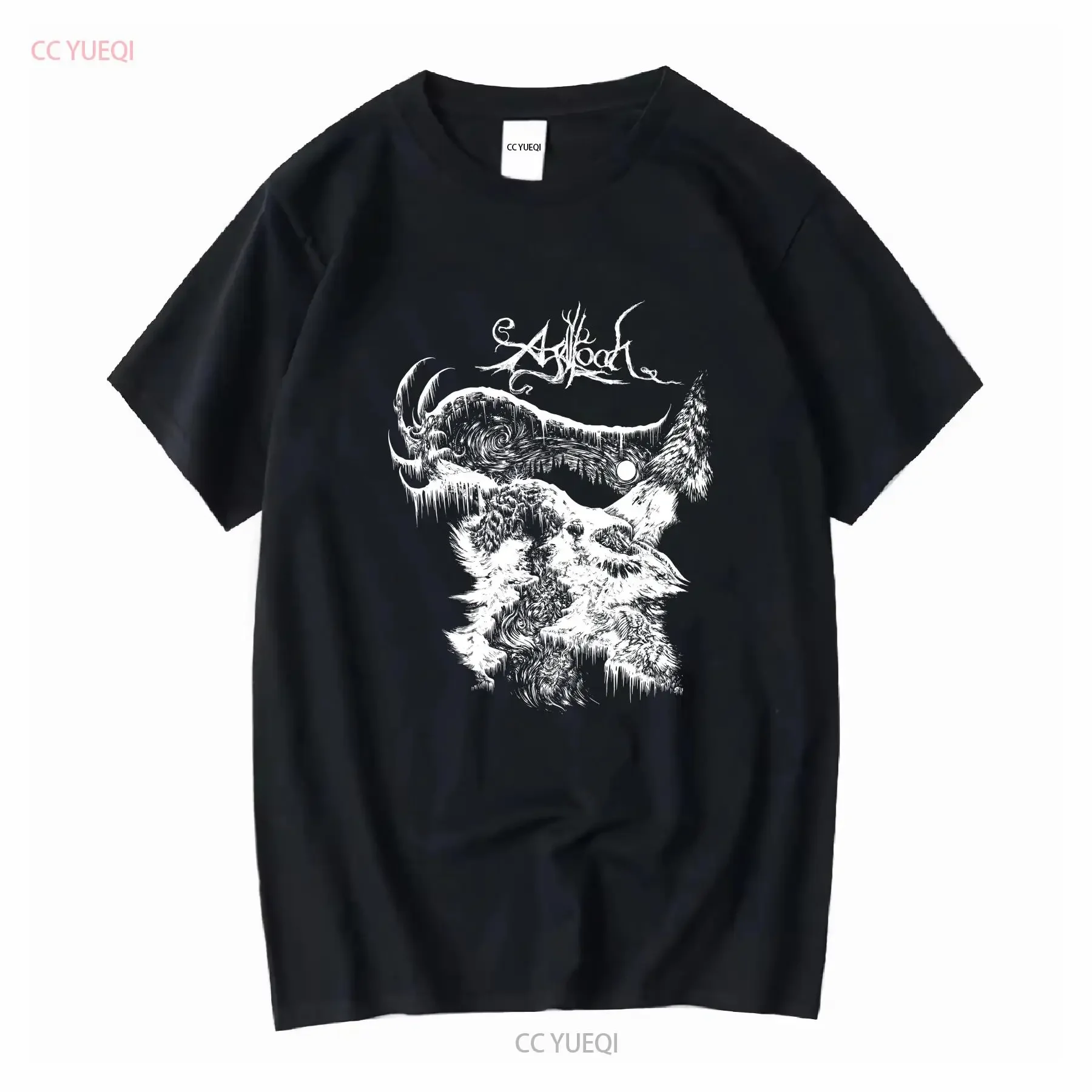 AGALLOCH T Shirt woods of ypres alcest drudkh panopticon katatonia ulver opeth long or short sleeves vintage Washed Casual