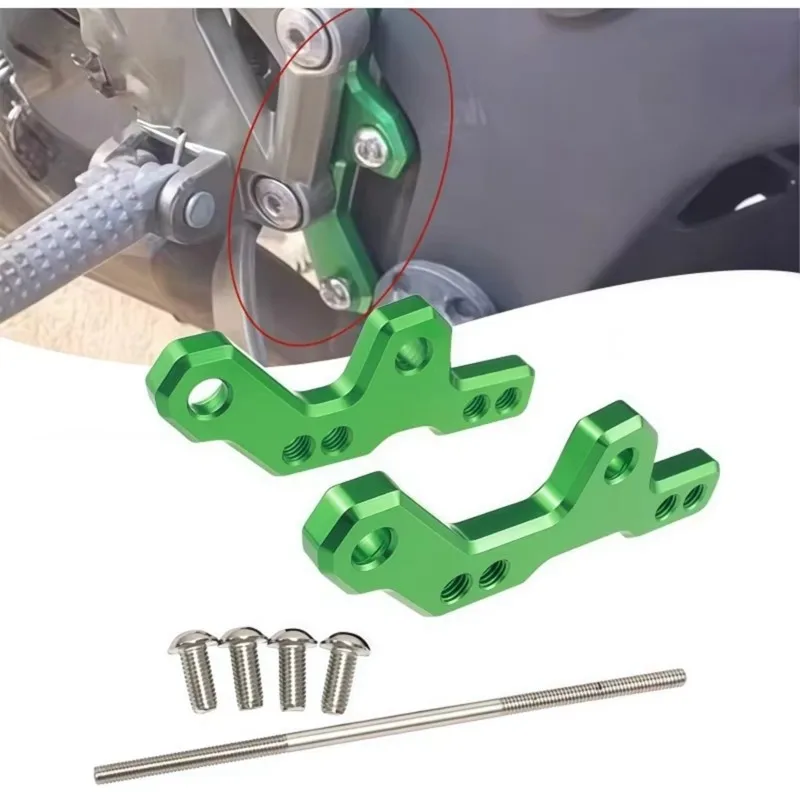 For Kawasaki ZX300R Z250 Z300 Ninja 250 300 2013-2018 Replacement Rear Footrests Base Mounting Plate Motorcycle
