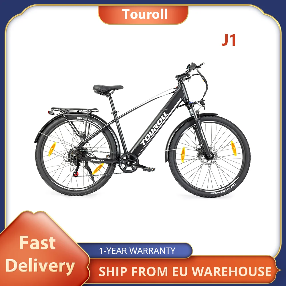 Touroll J1 Trekking Bike with 250W Motor 36V 15.6Ah Battery,  27.5