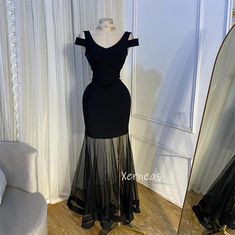 Personalizado jérsei plissado sereia midi vestidos sob medida ocasião mulher elegante baile de formatura simples casamento convidado