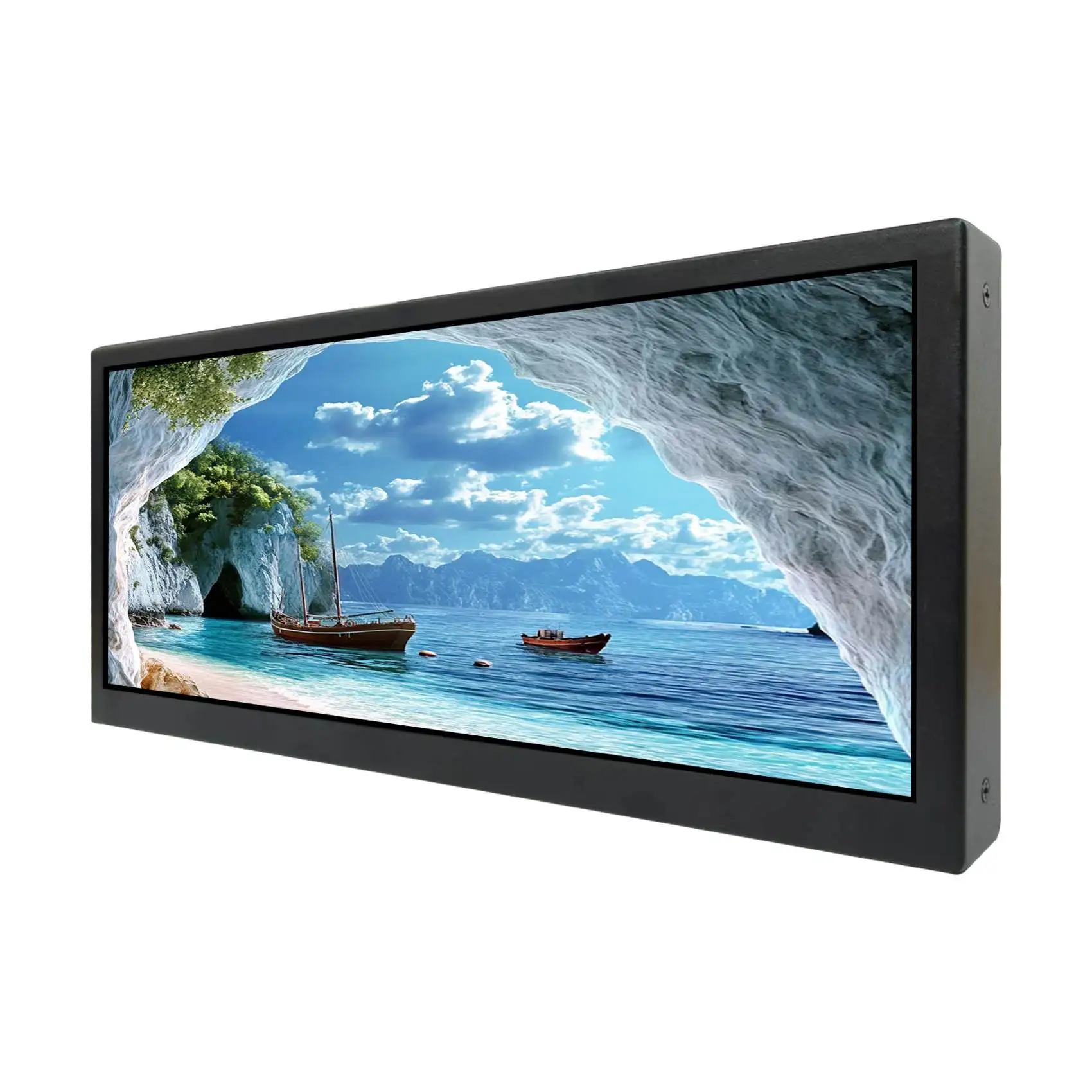 

10.3inch 1920x720 Android Touch LCD Monitor USB 2.0 Split Screen Play Auto Play Co py Video
