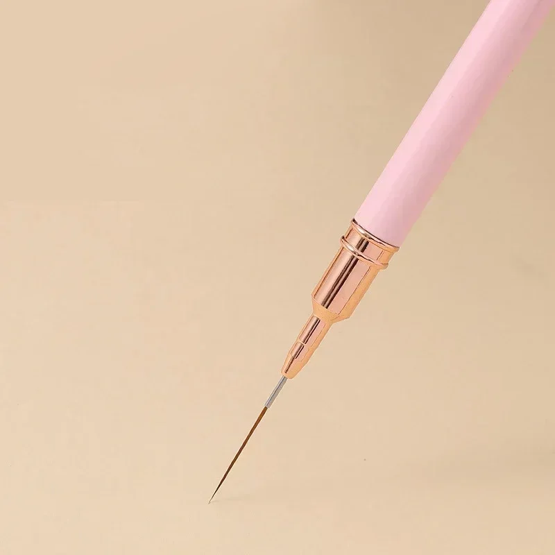 1 Pc Nail Liner Brush Set Handle Nails Art Brushs Drawing Lines Stripe Painting Flower Pens Manicure Tools 7/9/11/15/25mm