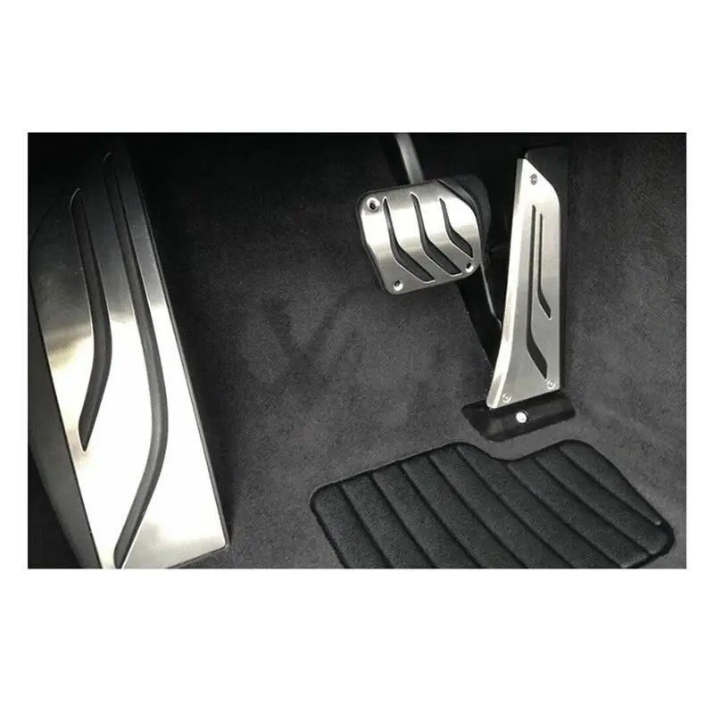 Gas Brake Foot Pedal Cover Kit RHD For BMW 1 2 3 4 5 7 Series X3 X4 X5 X6 F30 F10 E39 E90 E60 Car Foot Rest Pedal-A67F