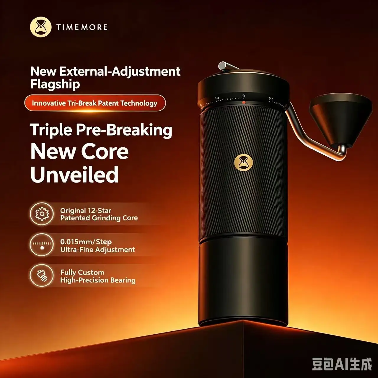 Timemore Chestnut S5 Hand Coffee Grinder Manual Coffee Bean Mill Grinder For Pour Over Espresso Household Coffee Grinding Tool