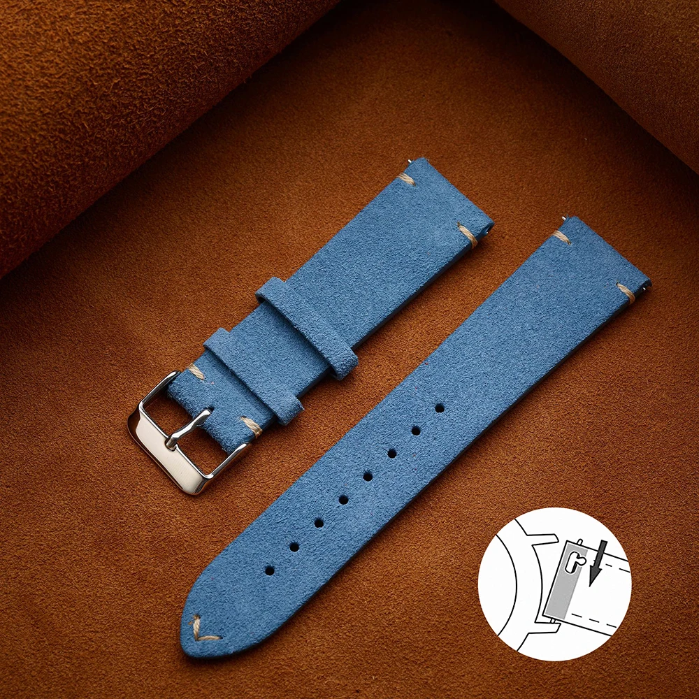 Soft Suede Strap Wristband Watch Bands