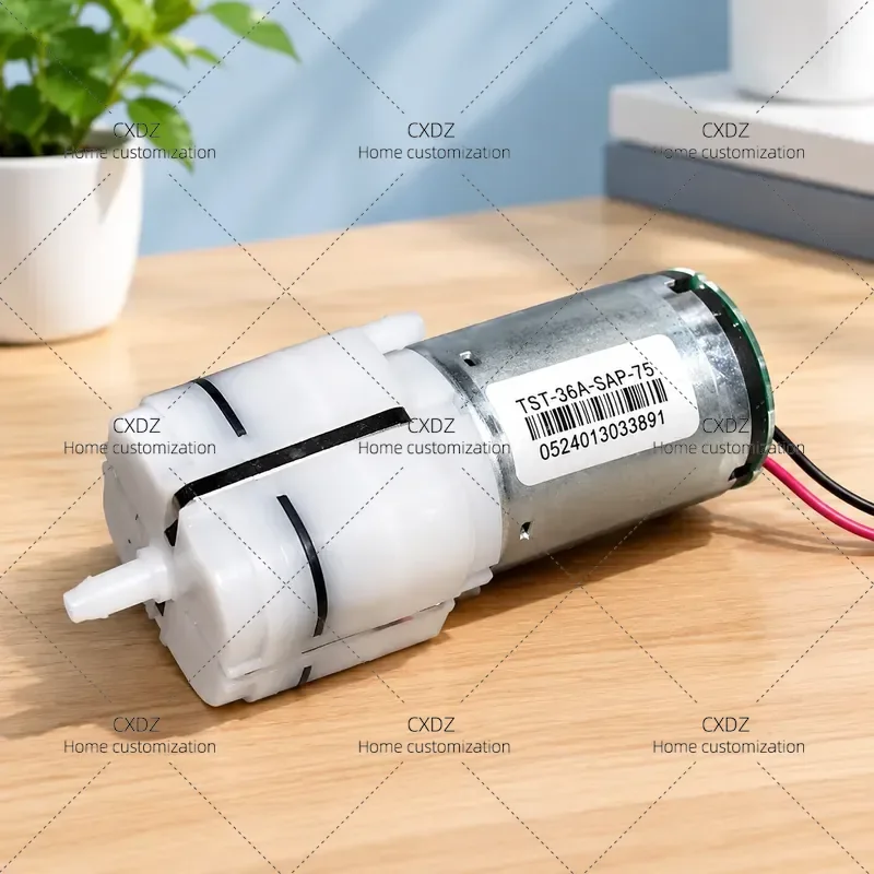 DC 5V-12V Large Flow Diaphragm Air Pump 36mm Silent Outdoor Fish Fishing Oxygen Air Pump