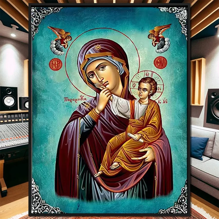 

5D DIY Diamond Embroidery Picture Religious Madonna Diamond Painting Kit New Cross Stitch Mosaic Wall Art