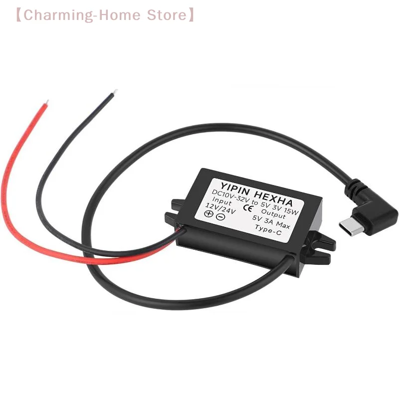 

【M】Waterproof 12V To 5V Converter DC-DC Step Down Module Power Adapter USB-A Female/Type C/dual USB/open Wire Connector
