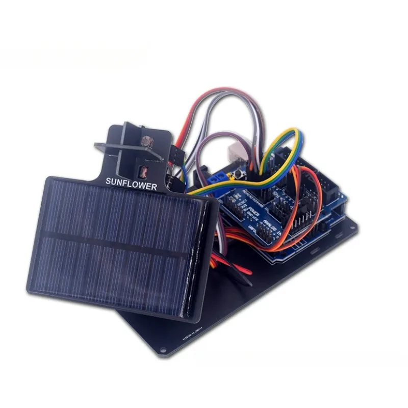 Intelligent Solar Light Tracking Power Generation Equipment Maker Competition Project Electronic Diy Kit Based on Arduino