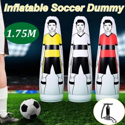 Soccer Inflatable Dummy 175cm Training Dummies Portable Football Tumbler Mannequin Shield Goalkeeper Defender Practice Equipment