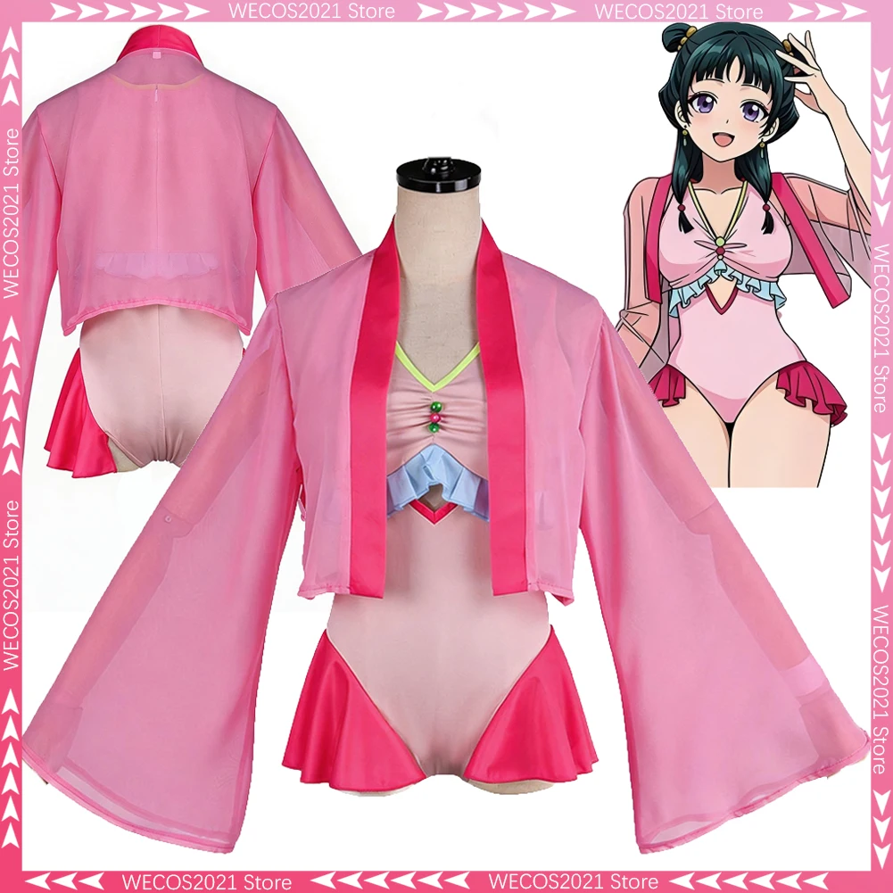 

Disguise Anime Apothecary Diary Maomao Cosplay Summer Beachwear Women Costume Halloween Female Roleplay Party Outfits