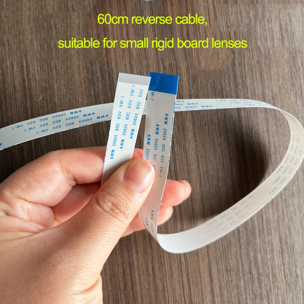 FPC Ribbon Flexible Reverse Flat Cable 24 Pin Pitch 0.5MM Wire Length 10/20/30/60CM For Small Lens Board Separable Lens