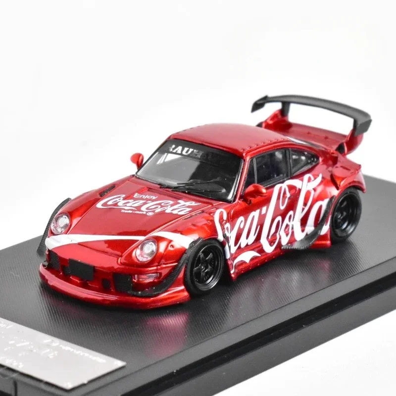 SW 1/64 Porsche 911 RWB 993 Vehículo de motor de juguete de aleación Modelo de metal fundido a presión