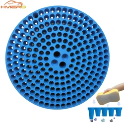 1X Car Wash S Stone Guard Isolation Net Funnel Bucket Filter Supplies Shop Tools Bullet Head Screen Beauty Cleaning Blue Yellow