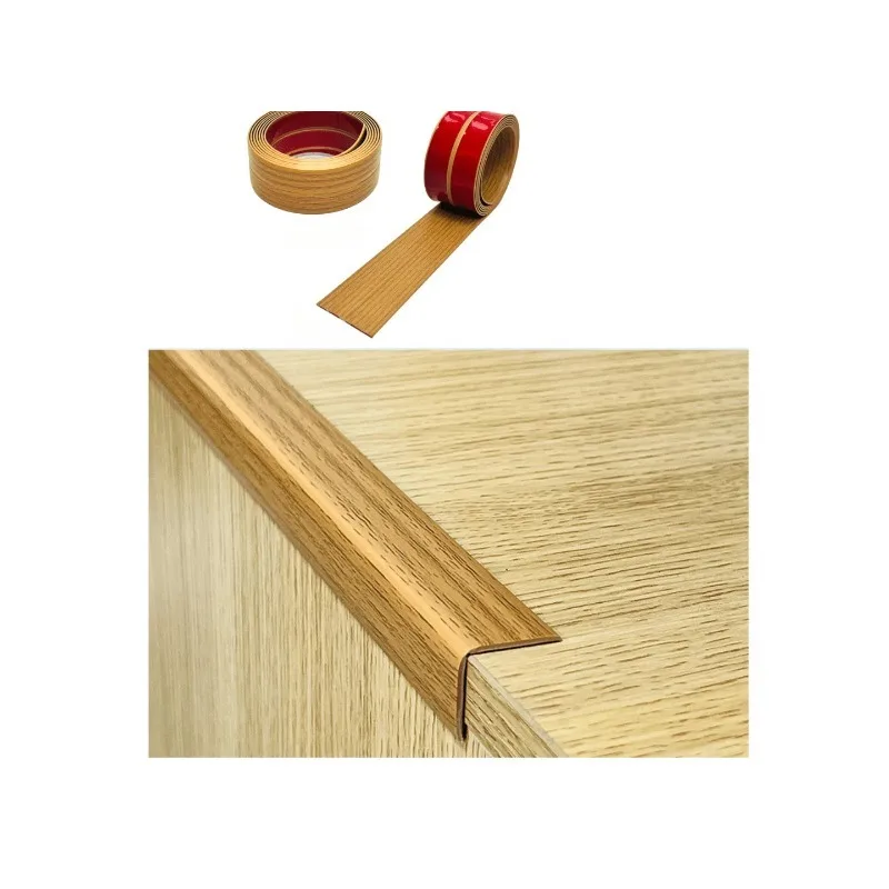 1PC 6cmx1m Self-adhesive edge banding strip for parquet flooring wood grain edge trim tile edge sealing strip