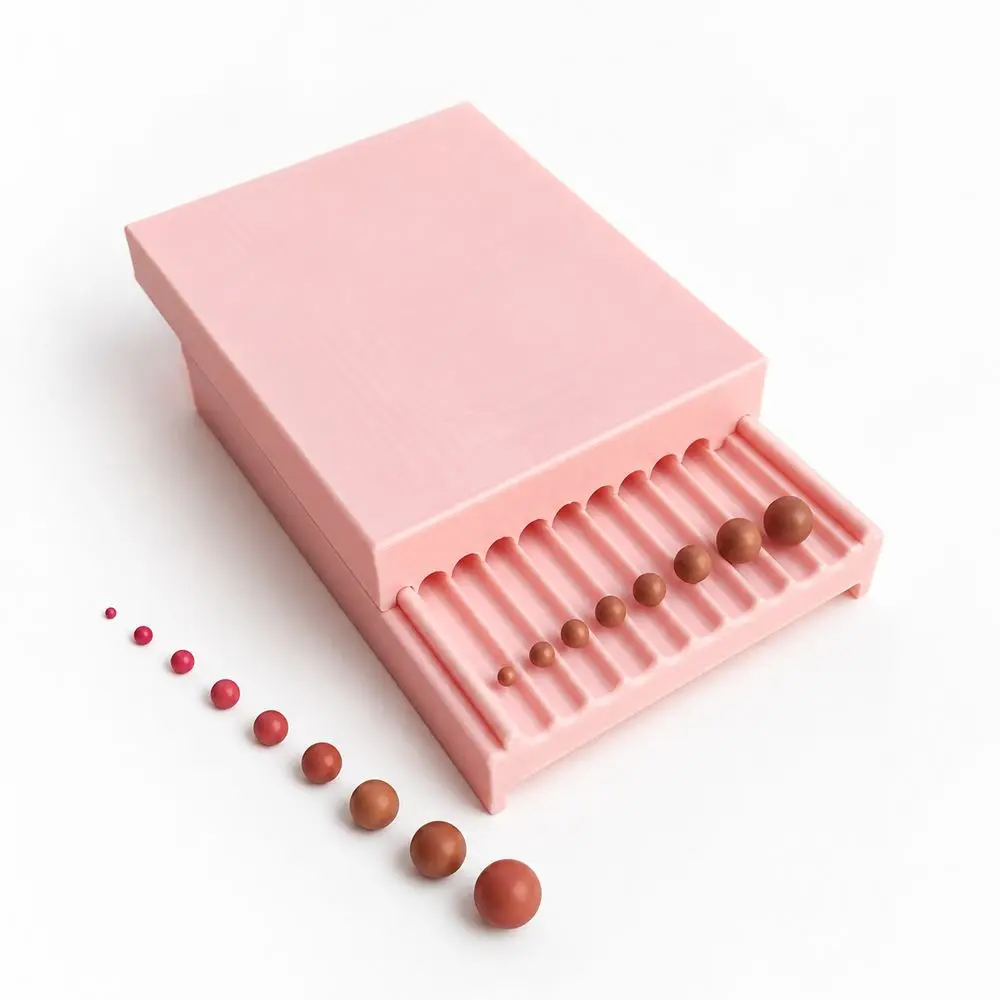 PLA Clay Ball Making Tool Two-Sided Structure Strip Rolling Soft Clay Ball Mold Uniform Ball Forming 1-5mm Diameter