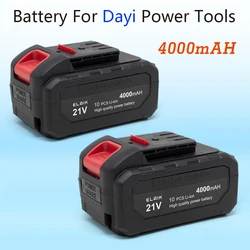 21V 4000mAh Rechargeable Battery Lithium Ion Battery High Capacity for Dayi Electric Power Tool Battery