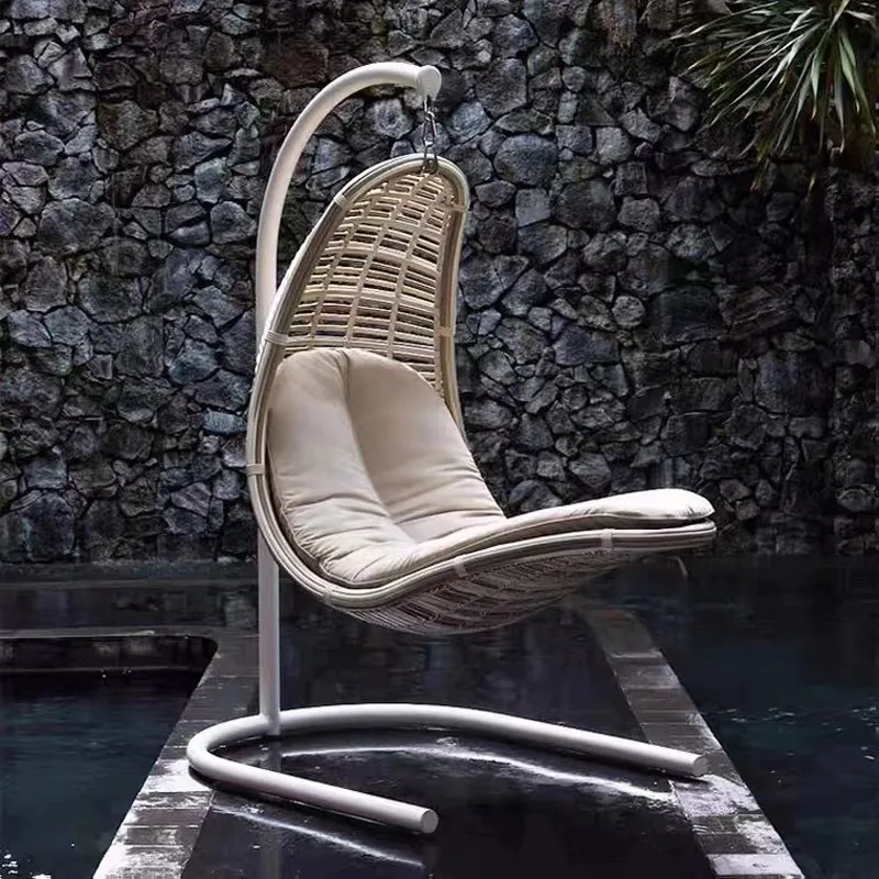 Outdoor Wohnzimmer Hängesessel Hängekorb Rattan Stuhl Schaukel Innenbalkon Lazy Internet Celebrity Nest Stuhl