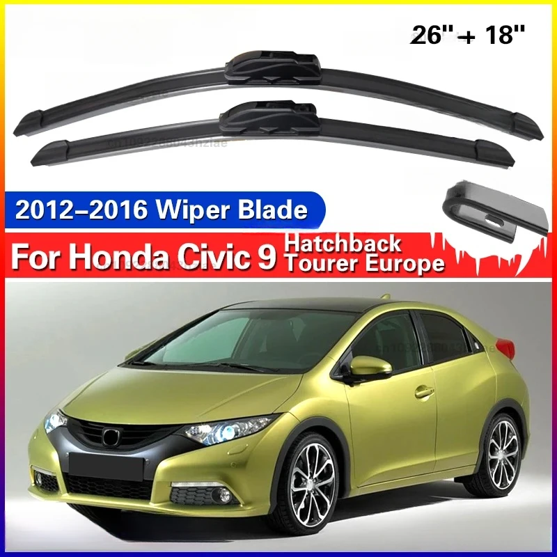 For KIA Stinger CK 2017-2023 26''+18'' Car Wiper Blade Front Wipers Fit U Hook Arm Windscreen Auto Wiper Blades