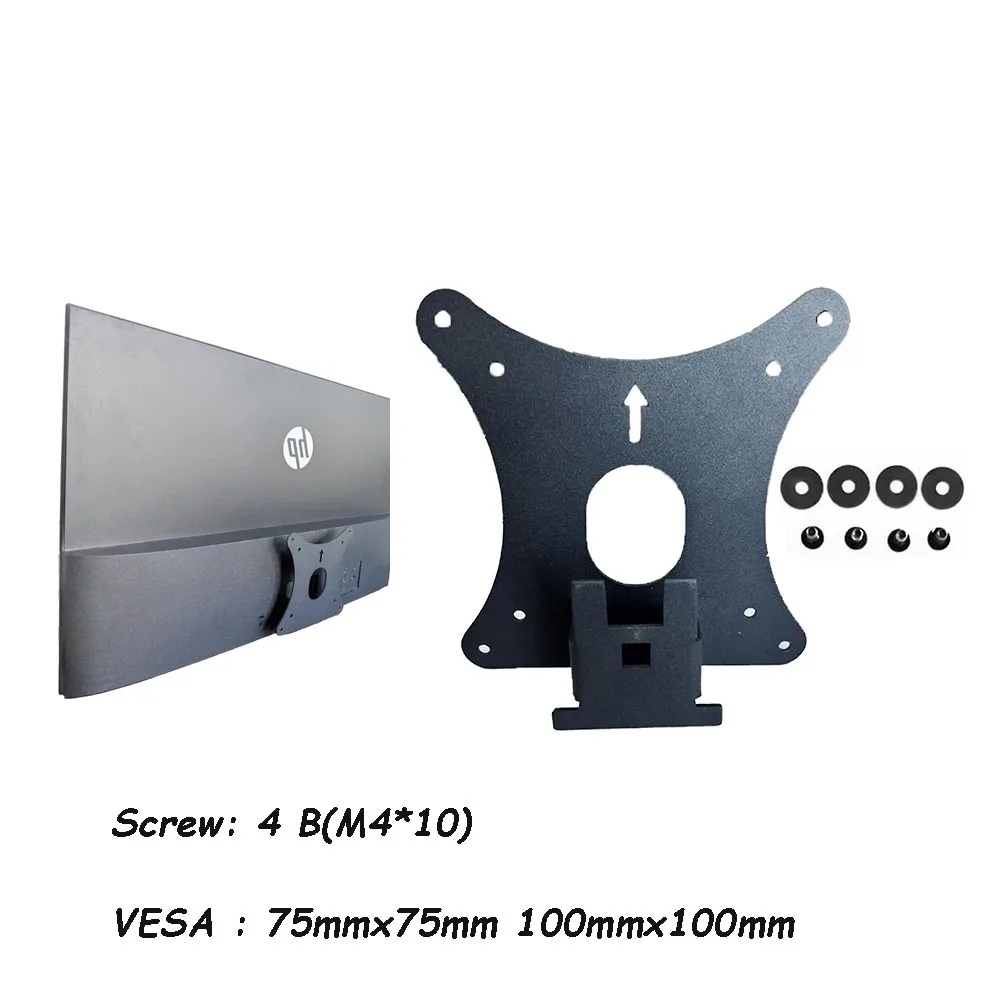 

NEW Compatible HP vesa mount adapter Monitor 22M 24M 27M adapter to any 75x75mm and 100x100mm stand arm 22INCH 24INCH 27INCH