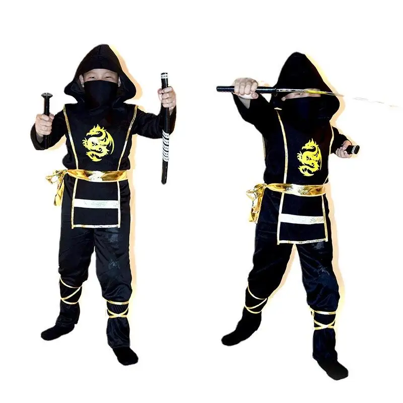 Costume adulto Bla Ninja Samurai Nightwalker loween Outfit Tradizionale cinese Spettacolo teatrale Faion etnico da donna