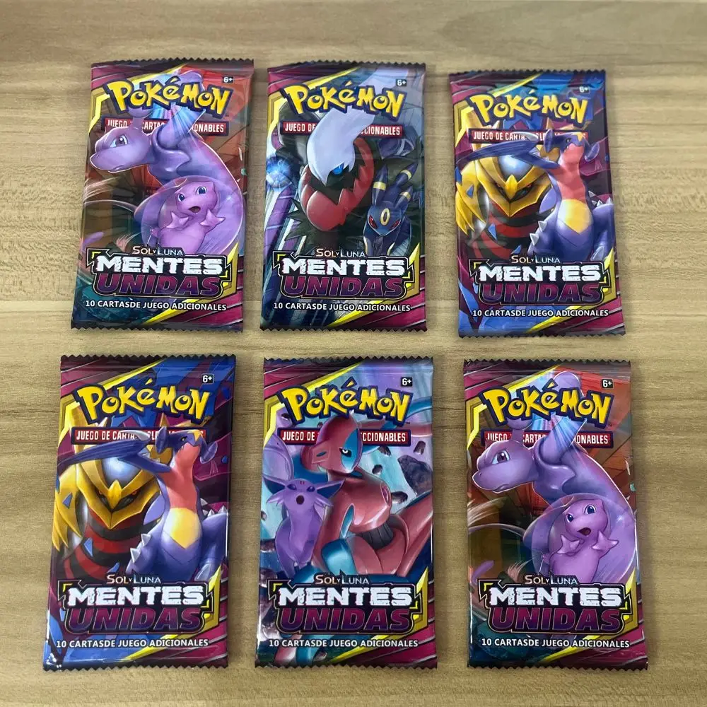 Cartes de jeu Pokémon brillantes, cartes de collection à collectionner, GX Tag Team, Vmax EX Mega Energy