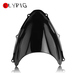 Windshield Windscreen Smoke Double BubbleWind Shield for Suzuki GSXR600 GSXR750 GSXR 600 GSXR 750 K6 2006-2007