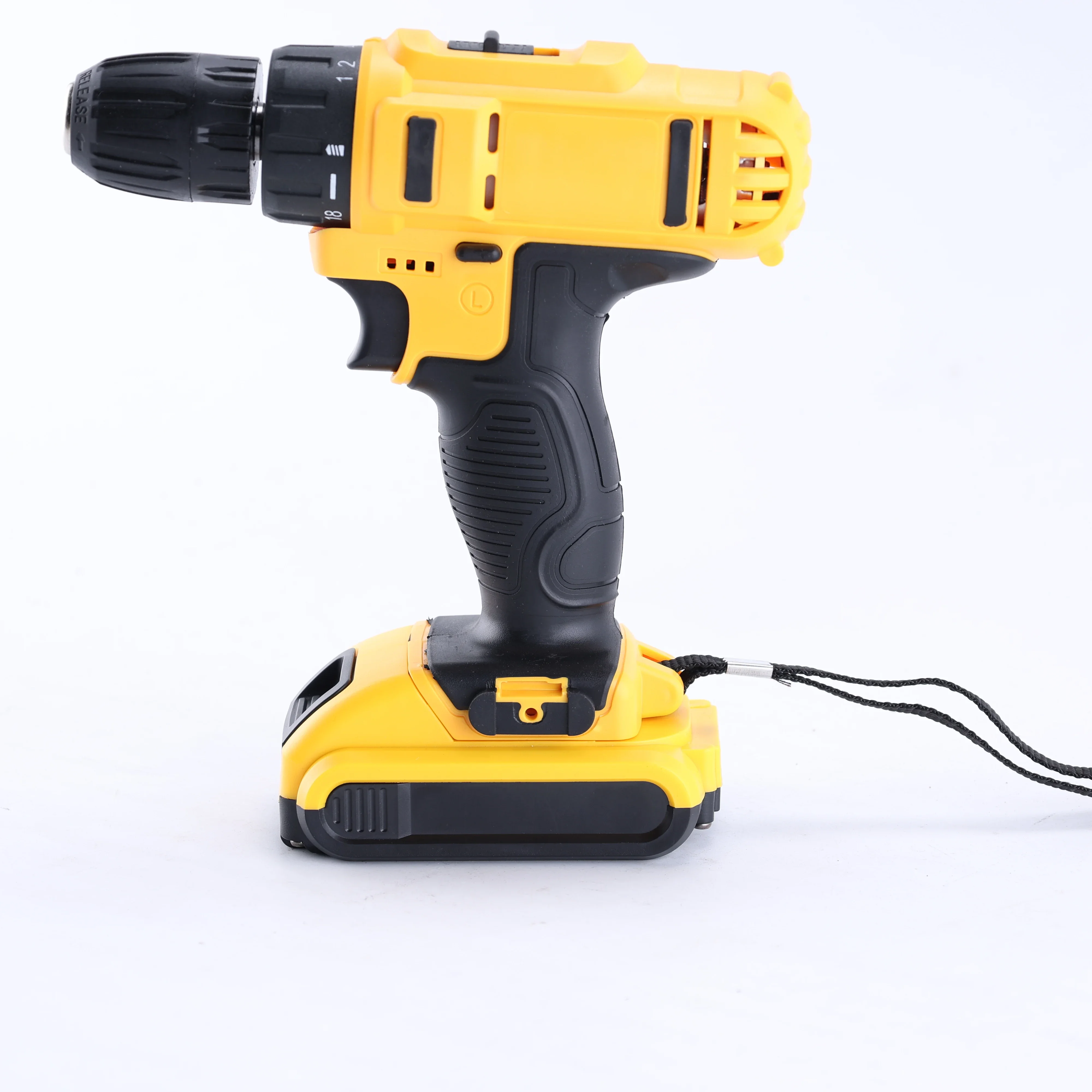 Hot Sale Portable Lithium Battery Power Cordless Impact Drill Tool Cordless Hammer Drill Set