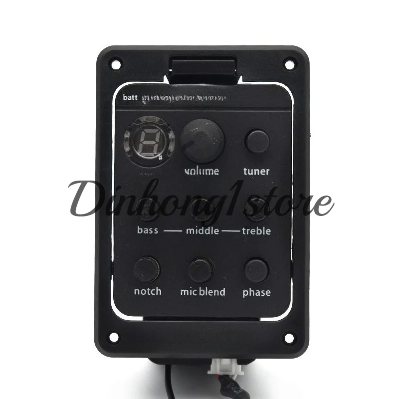 Pickup EQ Electric Box 301 ISYS Accessories Musical Instrument Audio Folk LCD Tuner