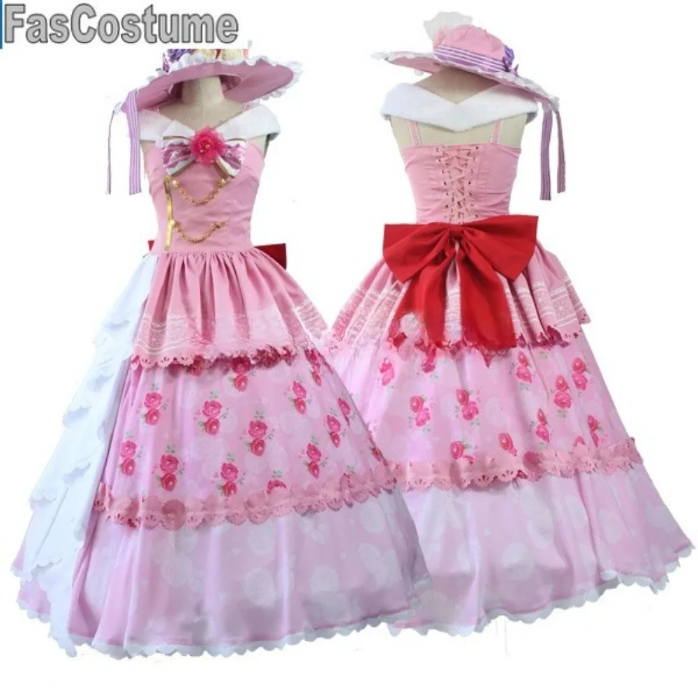 

Anime Lovelive Honoka Maki Rin All Members Dance Awakening Dress Gorgeous Uniform Cosplay Costume Party Role Play Suit