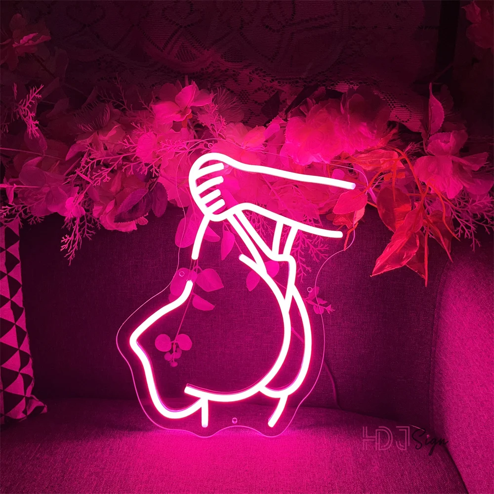 

Led Neon Sign Art Wall Hanging Room Decor Sexy Lady Led Neon Lights Sign Wall Lamps Open Bar Party Store Hotle Decoration