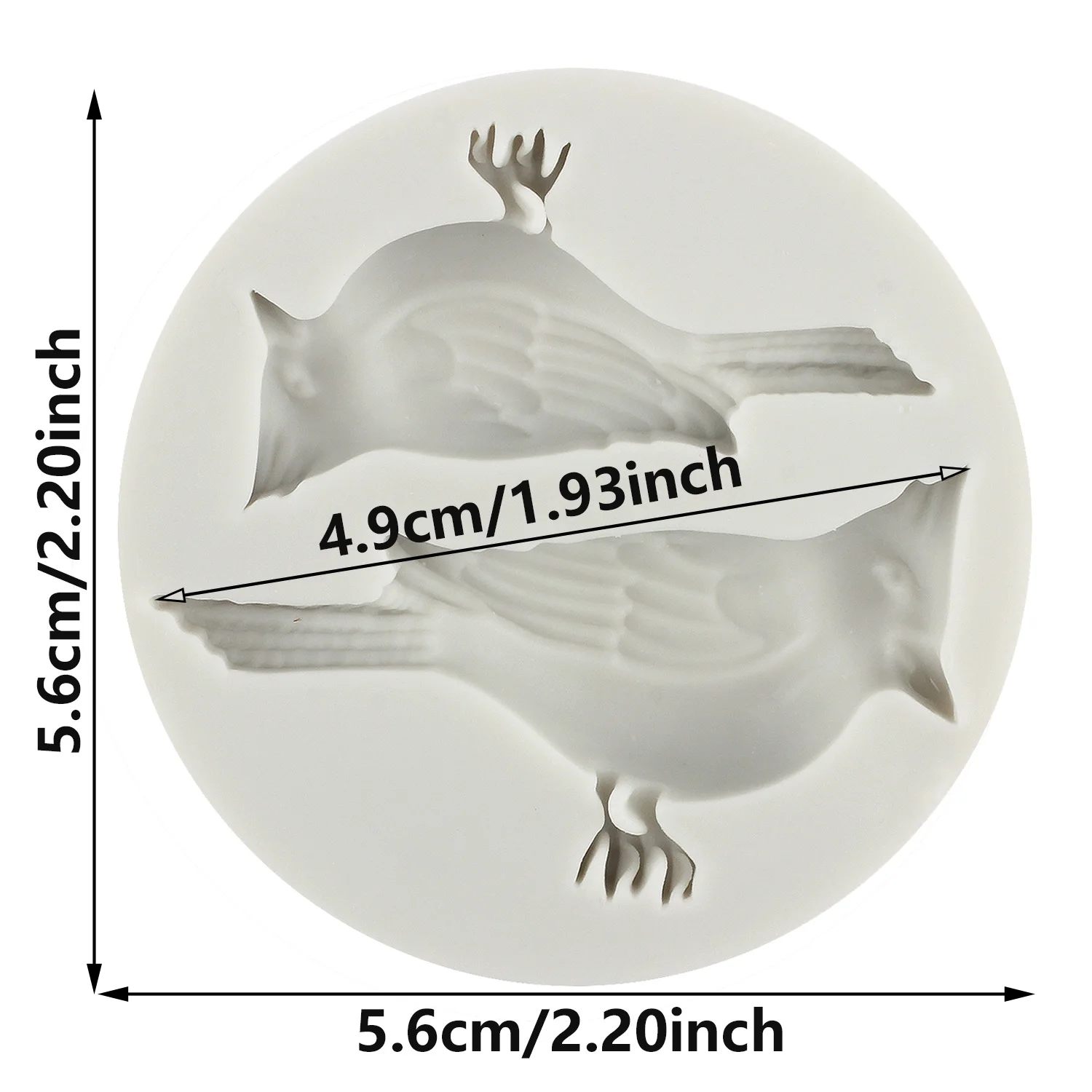 Little Bird Fondant Silicone Molds For DIY Cake Decorating Tools Cupcake Topper Chocolate Candy Gum Paste Polymer Clay Moulds