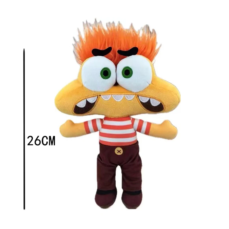 New Inside Out 2 Plush Toys Embarrassment Envy Ennui Anxiety Cartoon Anime Figure Image Toy Plush Dolls Children\'s Birthday Gift