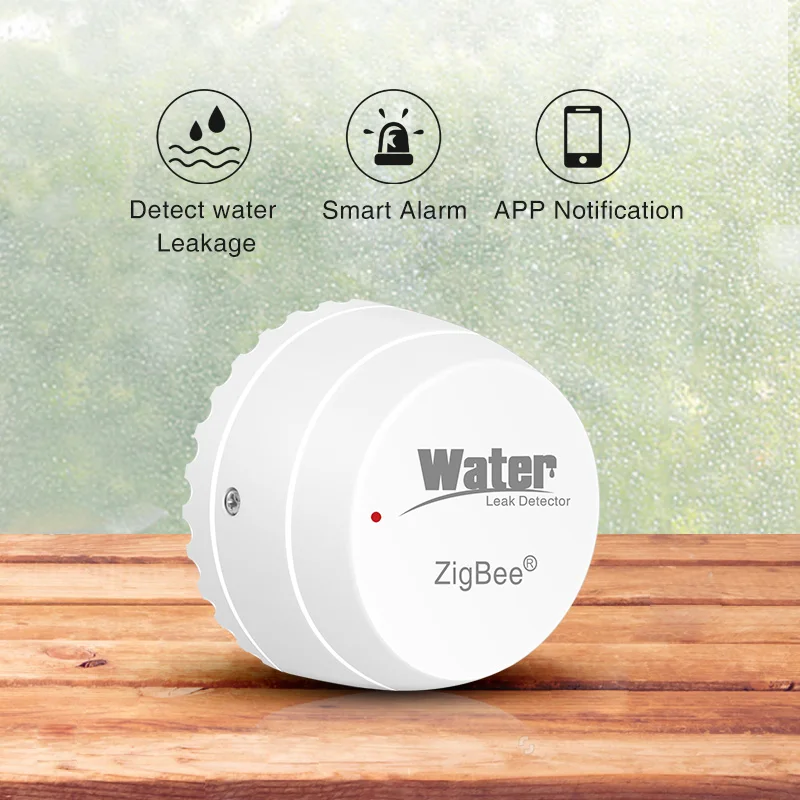 Tuya Smart WIFI +Zigbee Water Leakage Detector For Home Security Alarm System Water Level Immerse Sensor