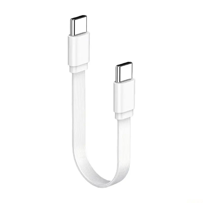 B03F Silicone USB C to Type C Cable 10/20/50cm 100W Fast Charging 480Mbps Data