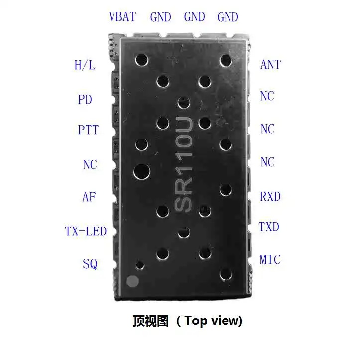 SR110U (1W 400M-480MHz) Wireless Intercom Module, Wireless Data Transmission Module