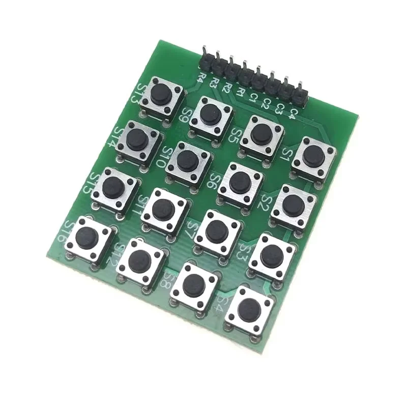 8-контактный 4x4 4*4 матричный 16 клавиш, кнопка, клавиатура, макетный модуль Mcu для Arduino, комплект «сделай сам»